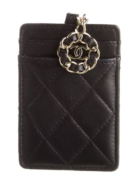 chanel lanyard wallet